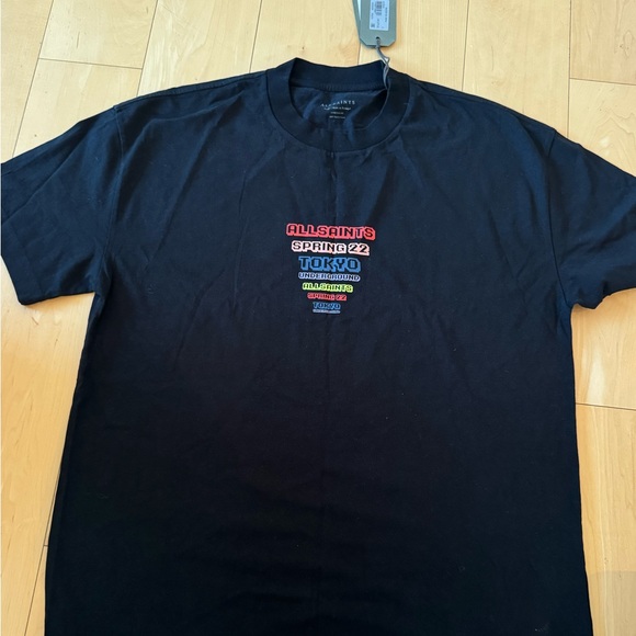 All saints brand new rare graphic tee in brand new conditionz - Picture 1 of 5